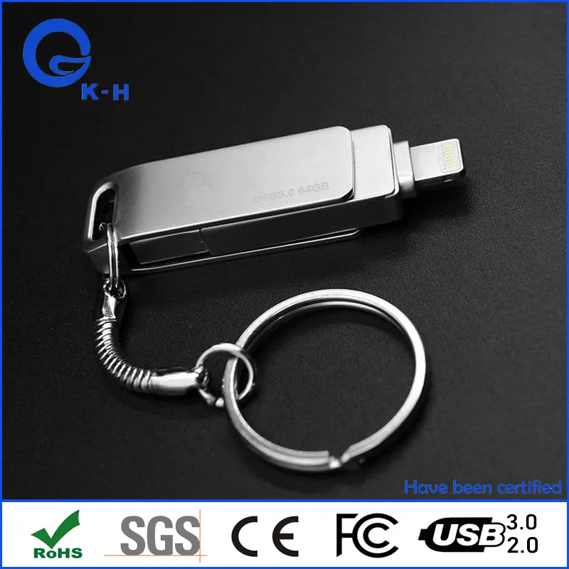 Metal OTG Flash Memory USB for iPhone