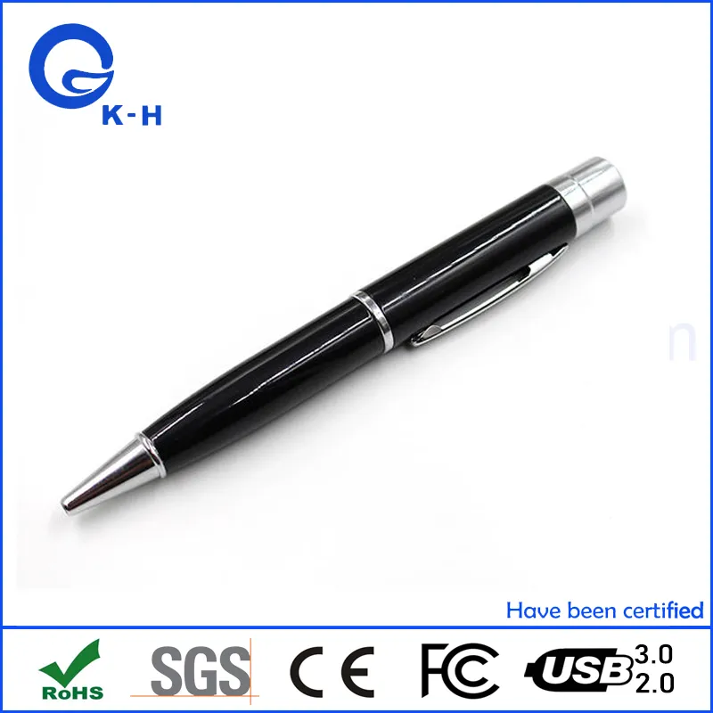 Metal Pen Shape 64MB-64GB USB Flash Pen Drive