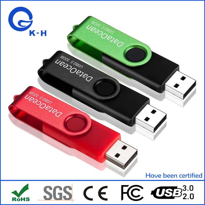 Metal Swivel 16GB Flash Memmory USB 2.0 3.0 Key