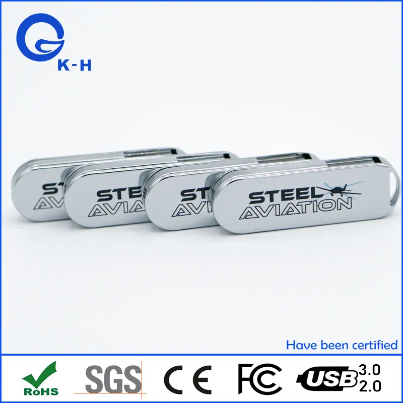 Metal Swivel USB 2.0 3.0 Flash Disk 2GB 4GB