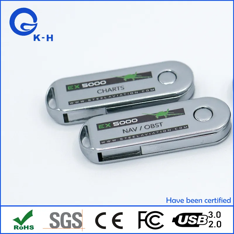 Metal Swivel USB 2.0 3.0 Flash Disk 2GB 4GB