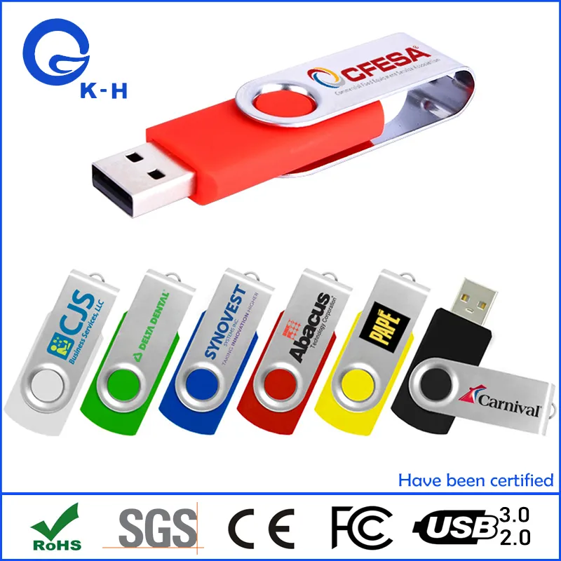 Metal USB 2.0 3.0 Flash Disk 16GB 32GB 64GB