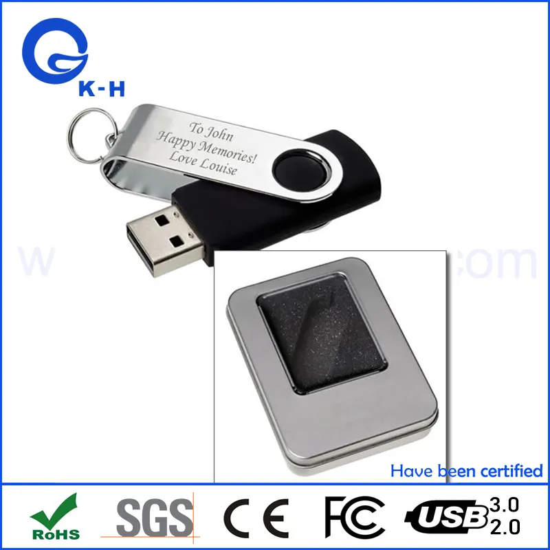 Metal USB 2.0 3.0 Flash Memory Pen Drive for Computer Products