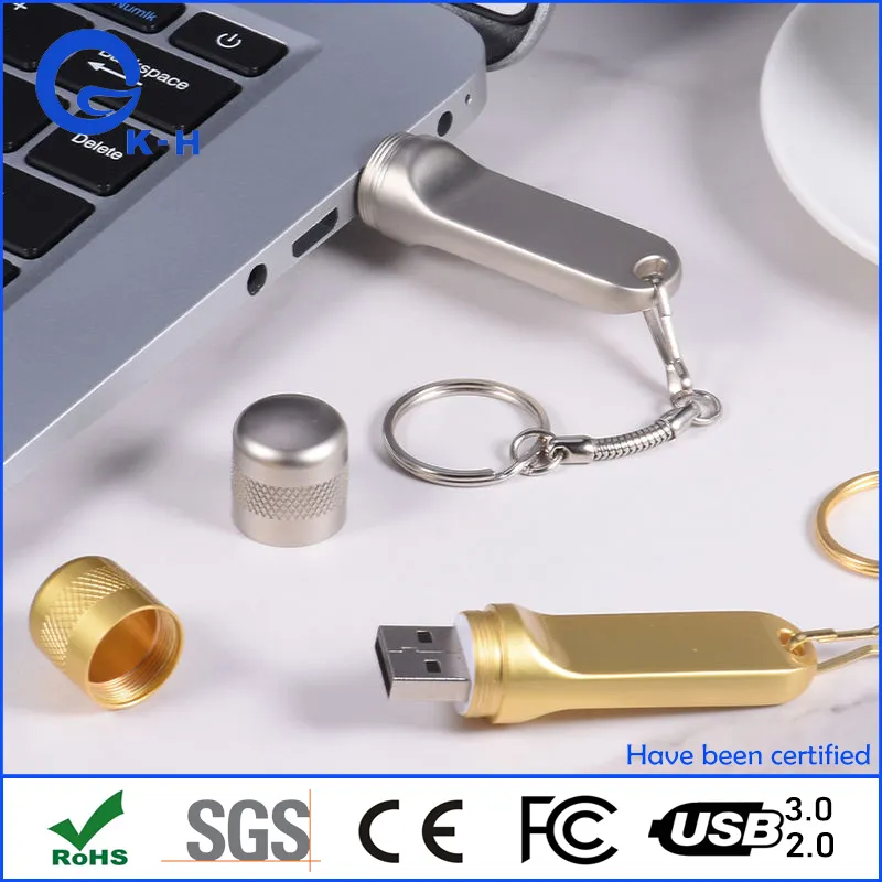 Microphone Shape Metal USB 2.0 Flash Memory Drive 16GB