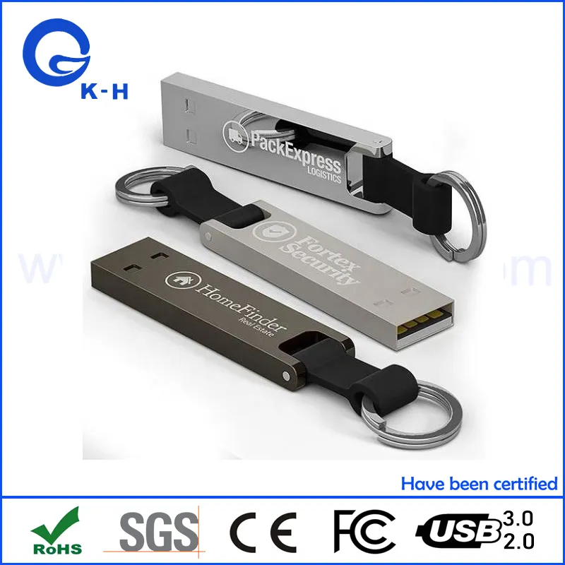 Mini Leather Metal 8GB 16GB 32GB 64gbusb Flash Drive