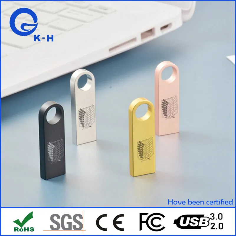 Mini Metal Flash memory USB 2.0 3.0 16GB 32GB 64GB 128GB