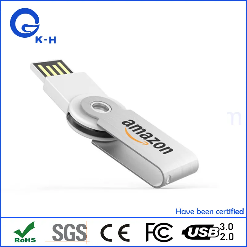 Mini Metal Twist USB Flash Memory Driver 16GB 32GB