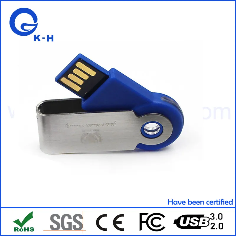 Mini Metal Twist USB Flash Memory Driver 16GB 32GB