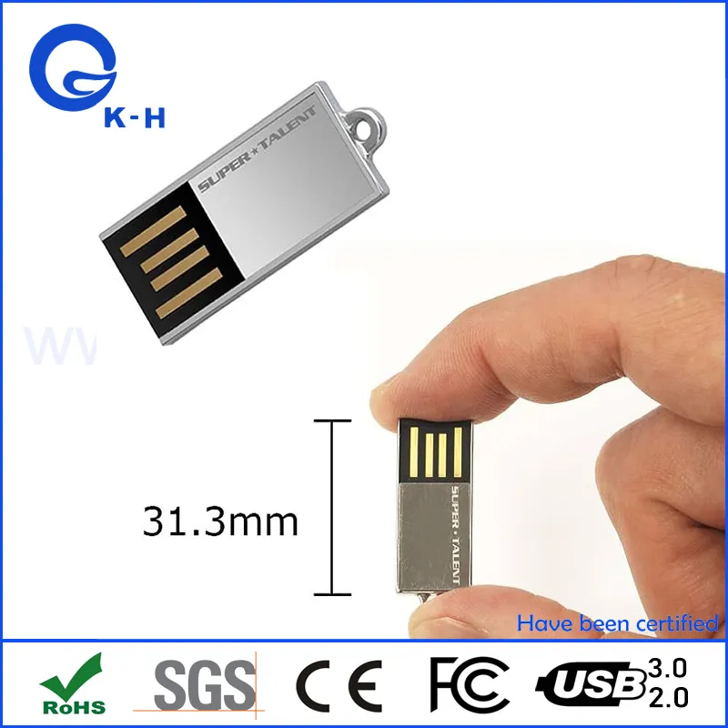 Mini Metal USB UDP Flash Memory Stick 1GB 2GB 4GB