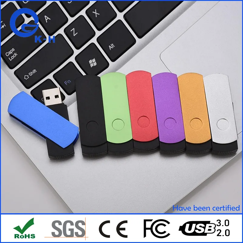 Most Popular Swivel USB Flash Memory Pen Drive for Gift