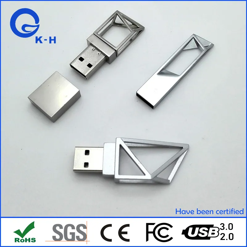 New Metal 64GB 128GB USB 2.0 3.0 Memory Pendrive 8GB 16GB 32GB