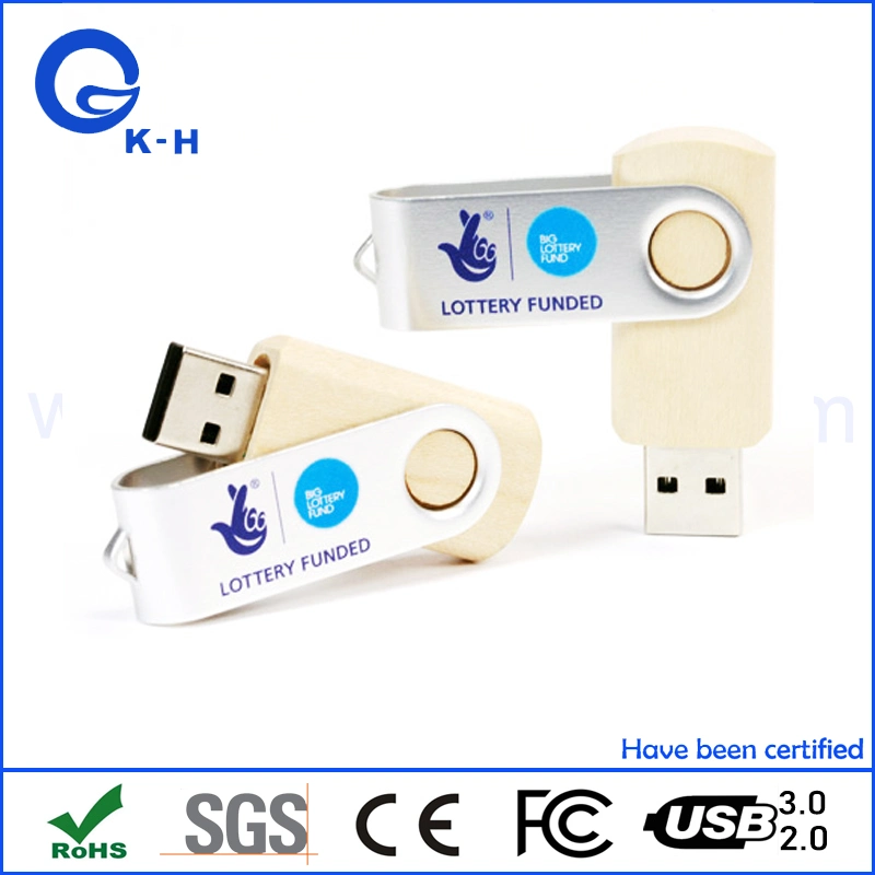 OEM Wholesale Promotional Items USB Flash Wooden Pen Drive