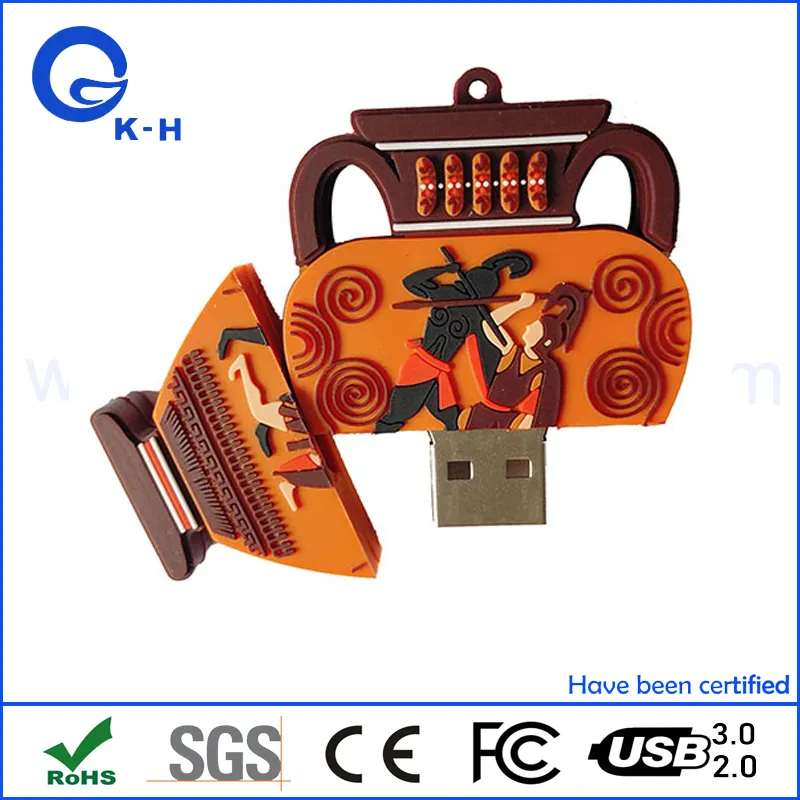 PVC Custom Logo USB 2.0 3.0 USB Stick 4GB 8GB