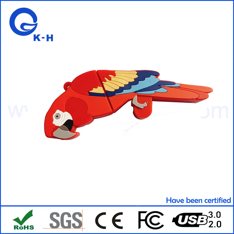 PVC Material Customs Flash Memory USB 2.0 3.0