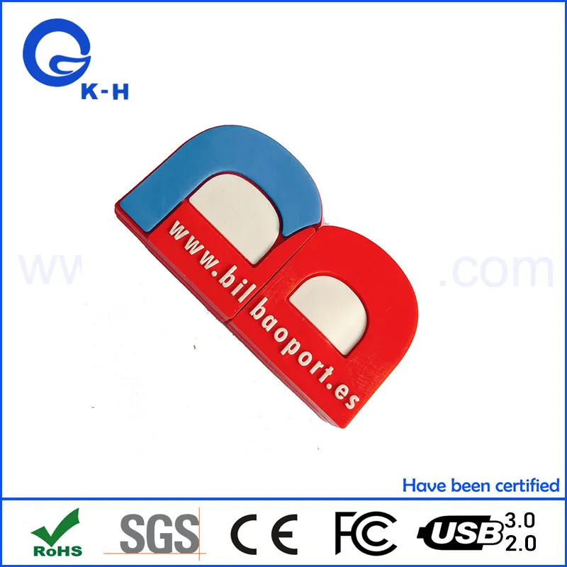 PVC Material USB 2.0 3.0 Flash Disk 16GB