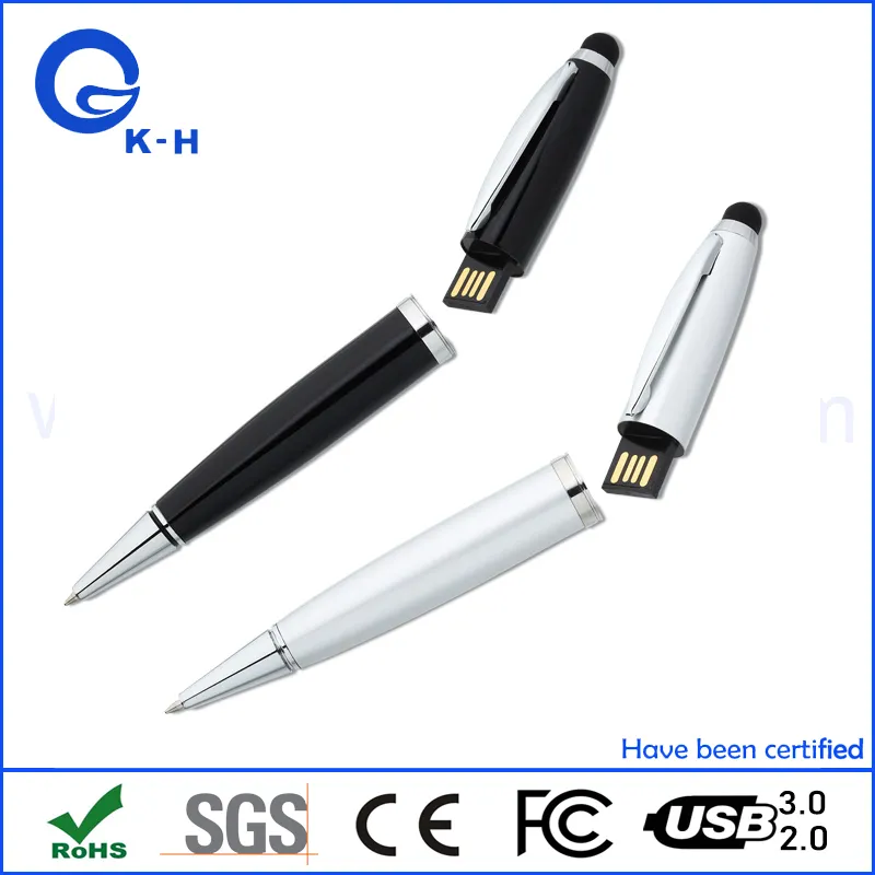 Promo Pen Shape 16GB 32GB 128GB USB Flash Memory Stick 256GB