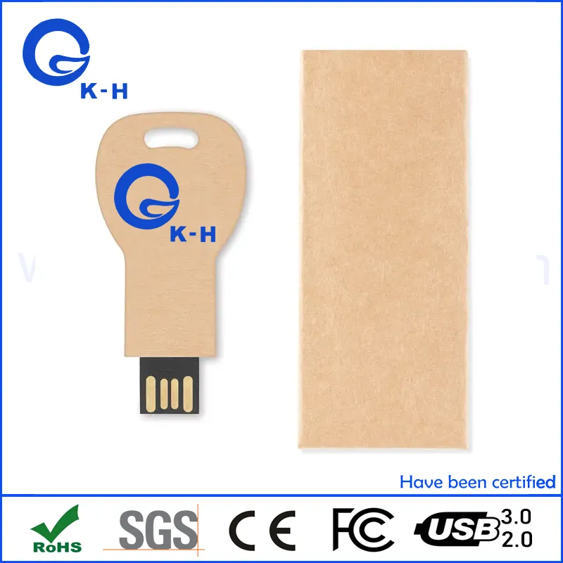 Recycle Paper 16GB Degradable Material USB 2.0 3.0 Flash Memory Disk