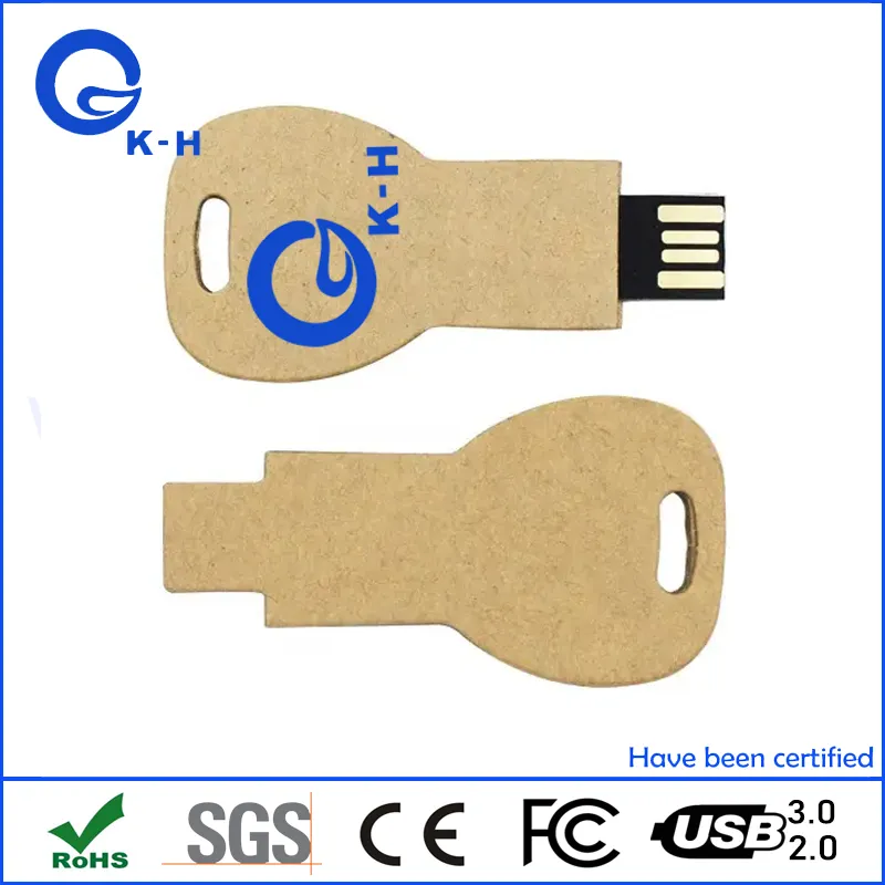 Recycle Paper 16GB Degradable Material USB 2.0 3.0 Flash Memory Disk