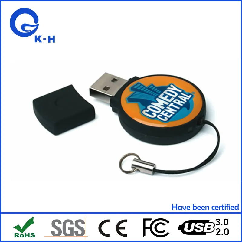 Round Epoxy Dome USB Flash Memory Pendrive 1GB 2GB 4GB 8GB