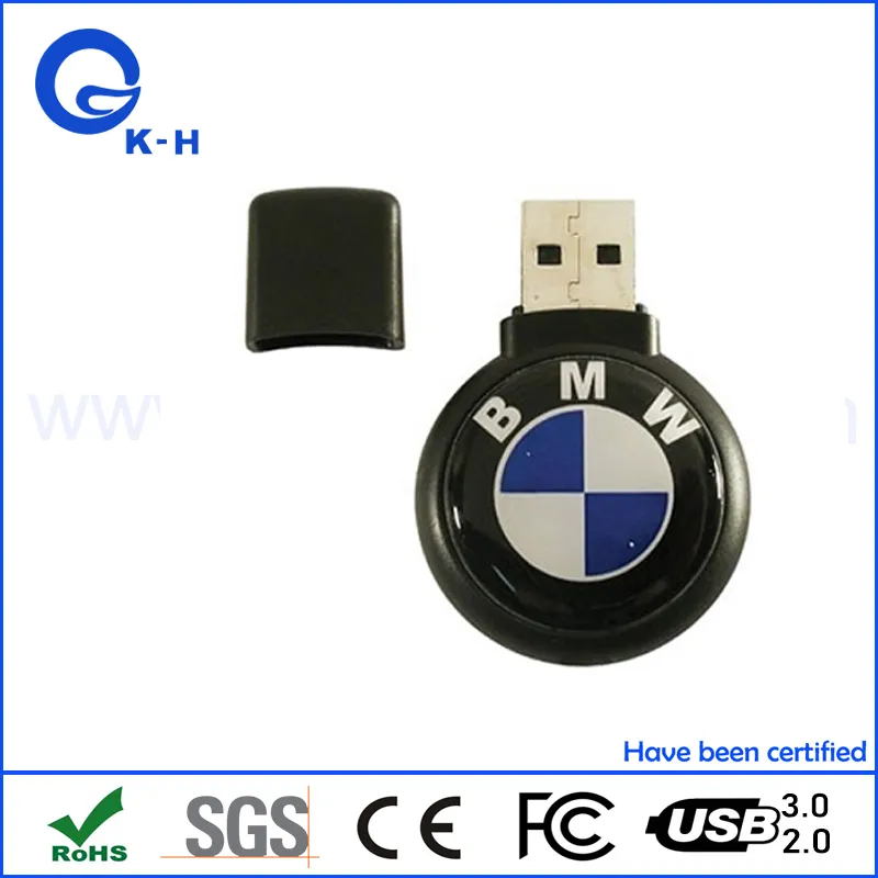 Round Epoxy Dome USB Flash Memory Pendrive 1GB 2GB 4GB 8GB