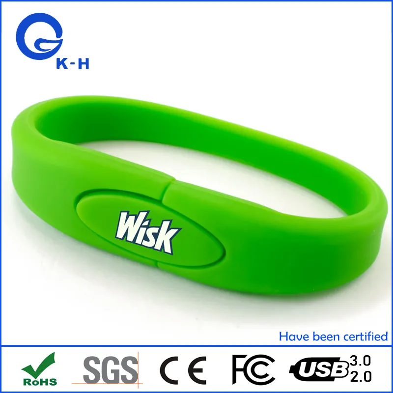 Rubber Wrist Band USB 3.0 Flash Memory Stick 16GB 8GB