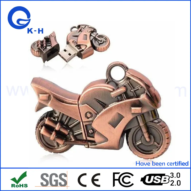 Strong Metal Motorcycle Personalization Flash Memory USB 2.0 3.0 16GB