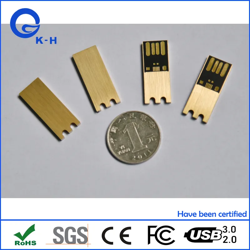 Super Creative Copper Material Flash Memory USB 2.0 3.0 8GB 16GB