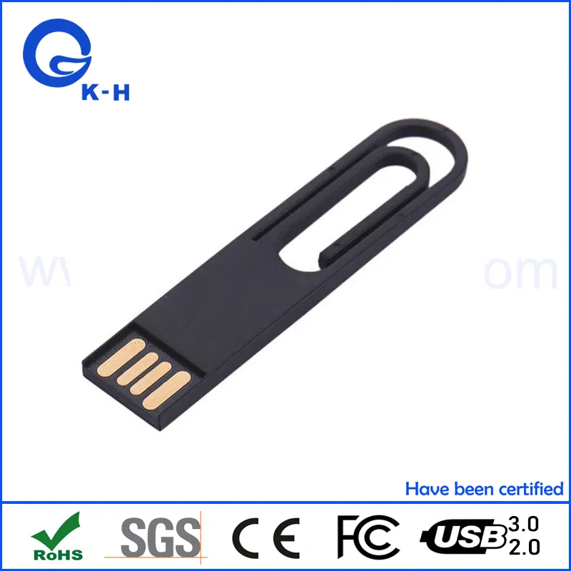 Super High-Speed Metal USB Flash Driver 16GB Paper Clip Design