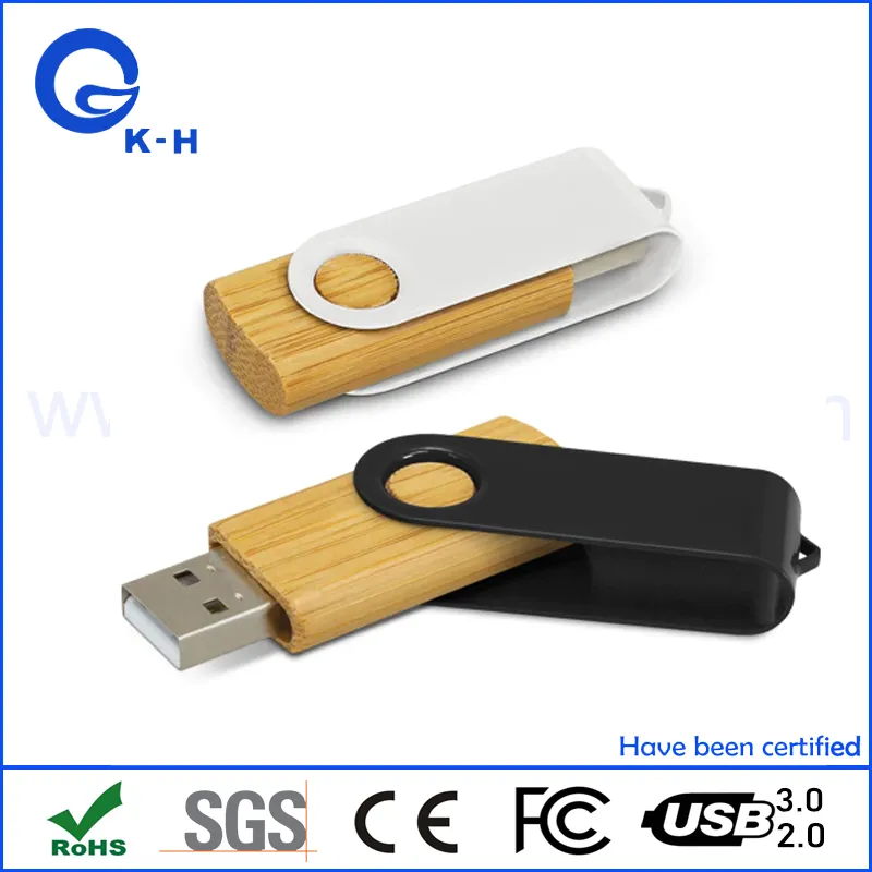 Swivel USB Custom Logo Flash Memory Drive 16GB 32GB