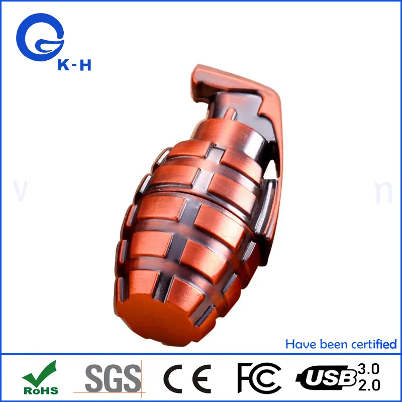 Tobo Grenade Shaped Metal USB Flash Drive 2.0 3.0 16GB 32GB 64GB