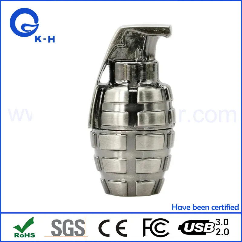 Tobo Grenade Shaped Metal USB Flash Drive 2.0 3.0 16GB 32GB 64GB