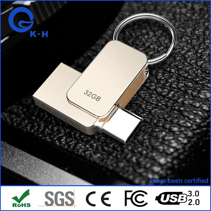 Type-C Mini USB Flash Memory Disk 64GB 128GB 256GB