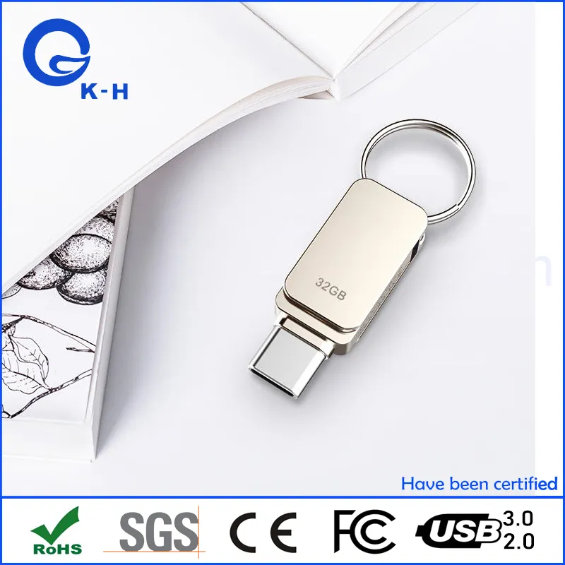 Type-C Mini USB Flash Memory Disk 64GB 128GB 256GB