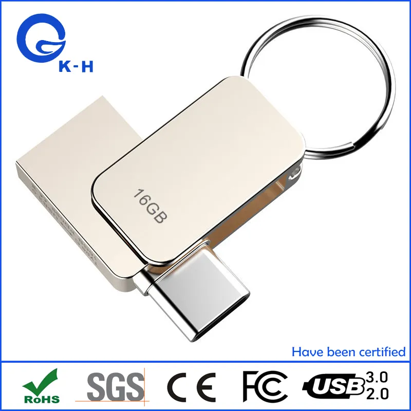 Type-C Mini USB Flash Memory Disk 64GB 128GB 256GB