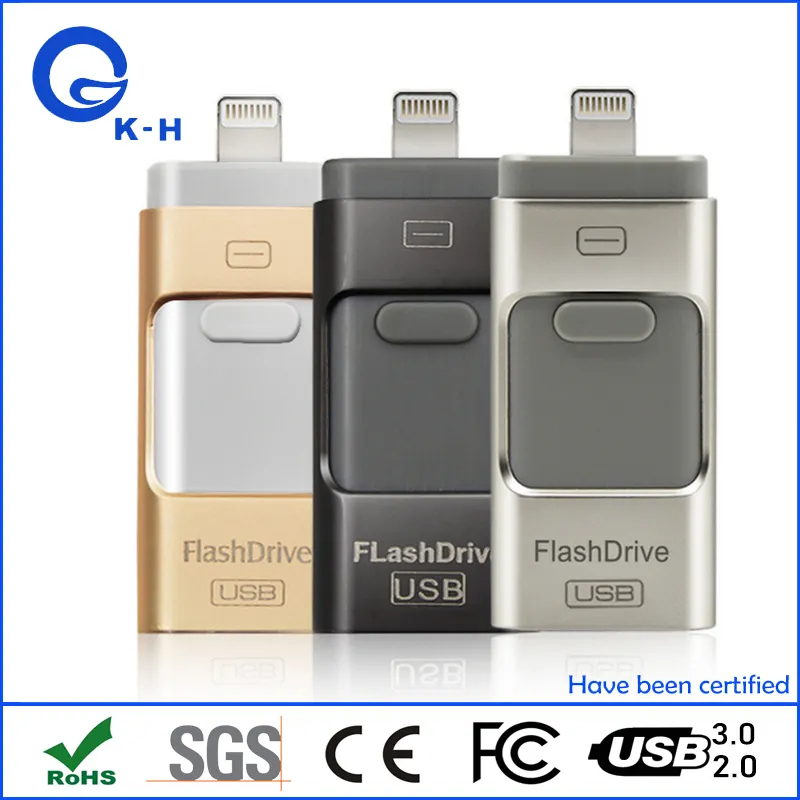 Type-C USB Flash Drive for iPhone 128GB Memory 64GB