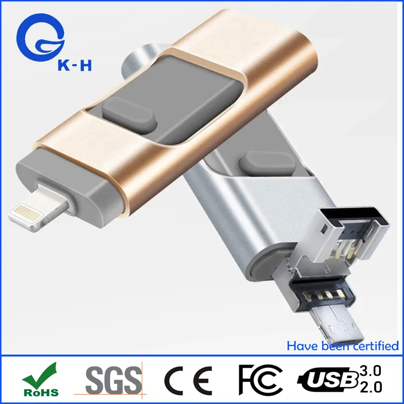 Type-C USB OTG Flash Memory Drive 3 in 1 for iPhone