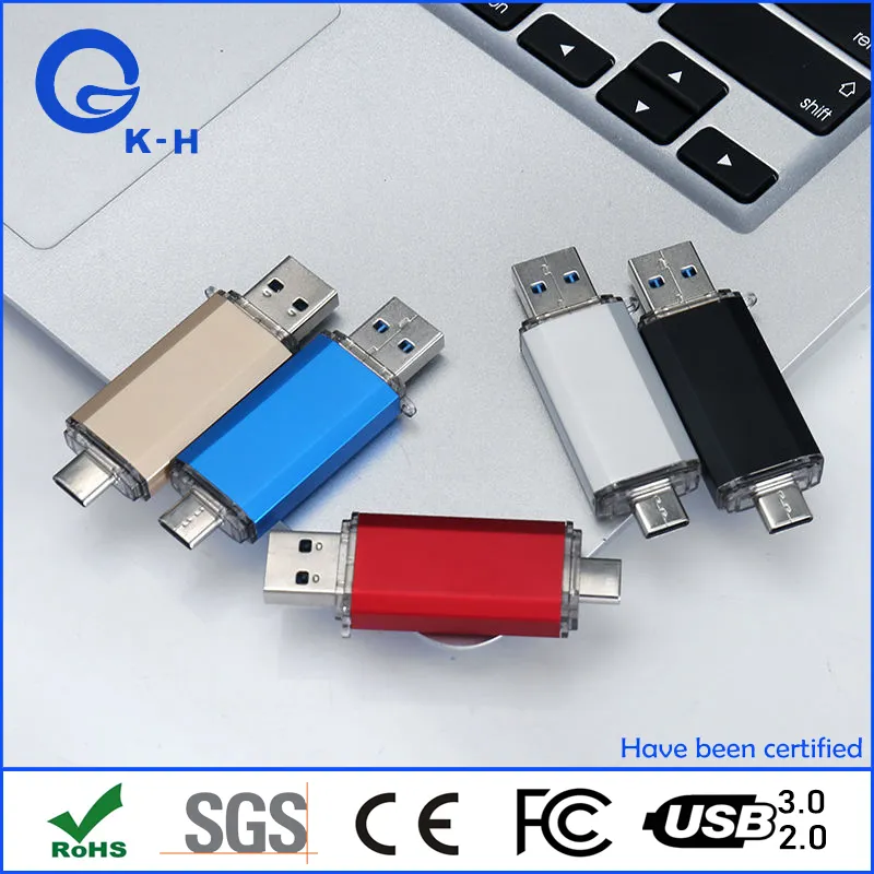 Type C USB 2.0 3.0 32GB Flash Memory Drive for Android Phone