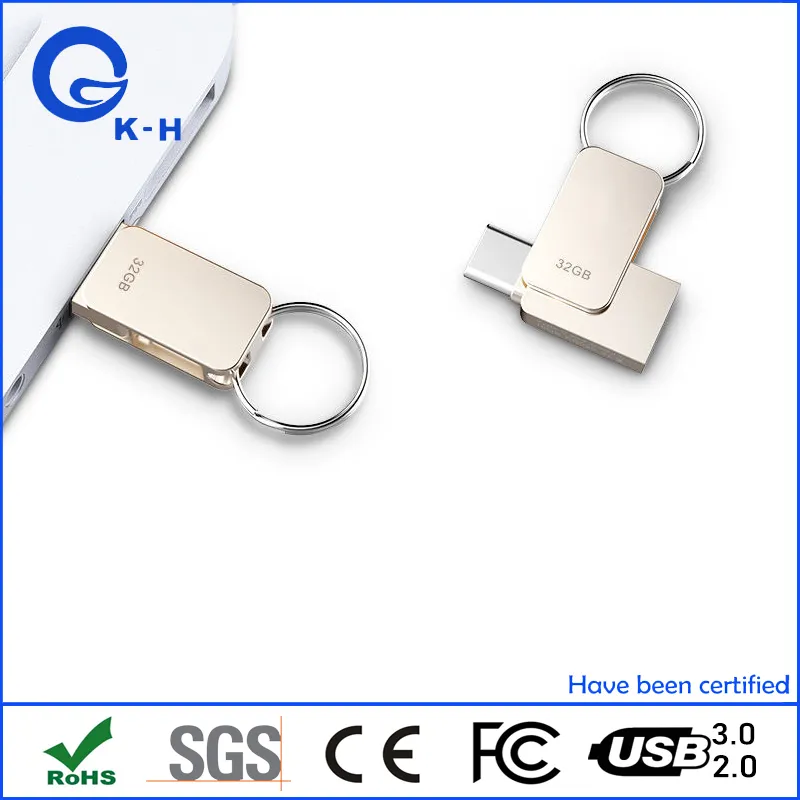 Type C USB Flash Memory Drive 128GB 64GB 32GB 16GB