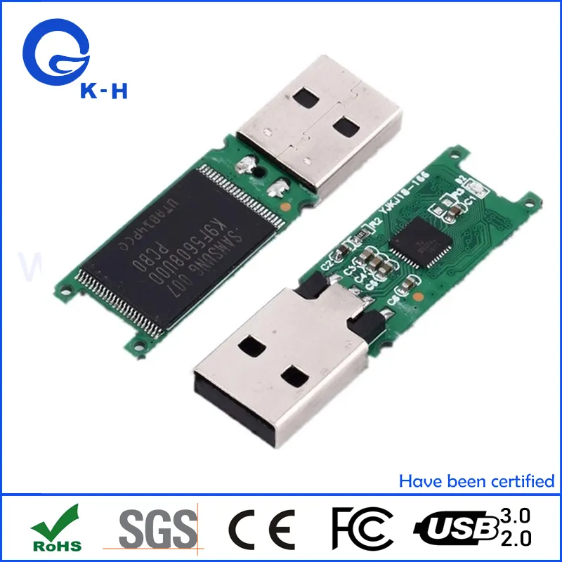 USB 2.0 3.0 Semi-Finished Naked Memory Chip Without Housing 128MB-512GB