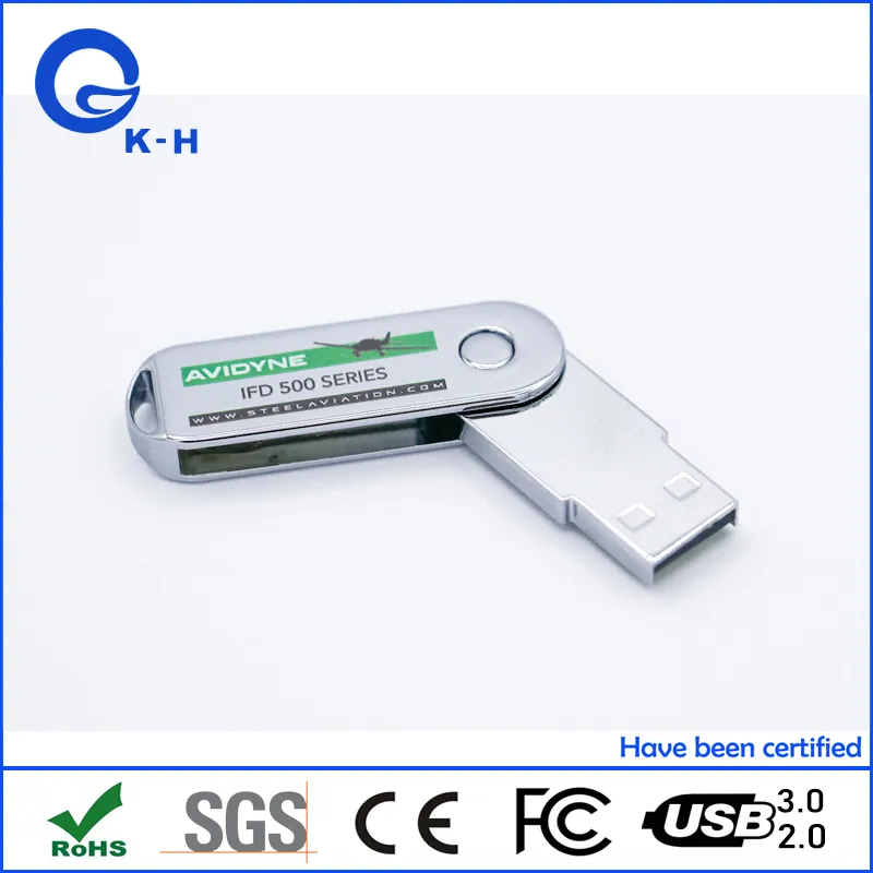 Wholesale Swivel Metal USB Flash Pen Drive 4GB 8GB 2GB 1GB