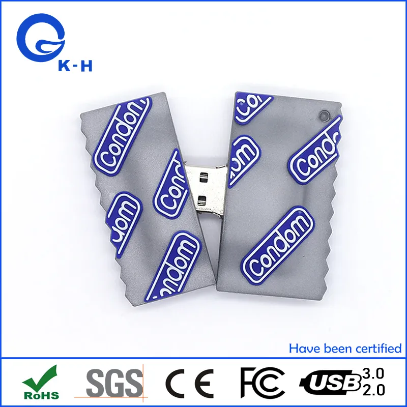 Wholesale USB Condom Instant Flash Memory for Data Storage