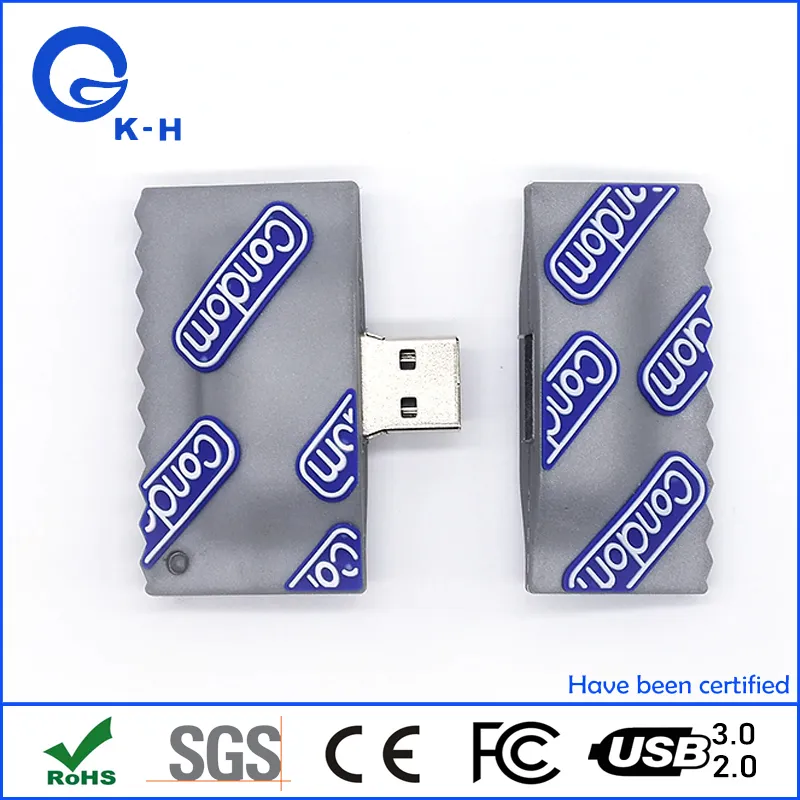 Wholesale USB Condom Instant Flash Memory for Data Storage