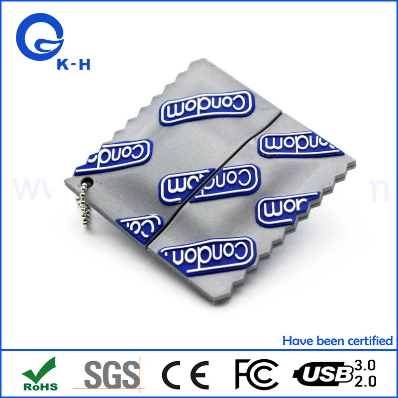 Wholesale USB Condom Instant Flash Memory for Data Storage