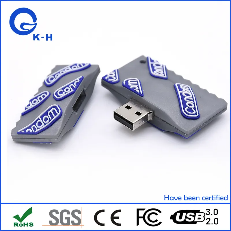 Wholesale USB Condom Instant Flash Memory for Data Storage