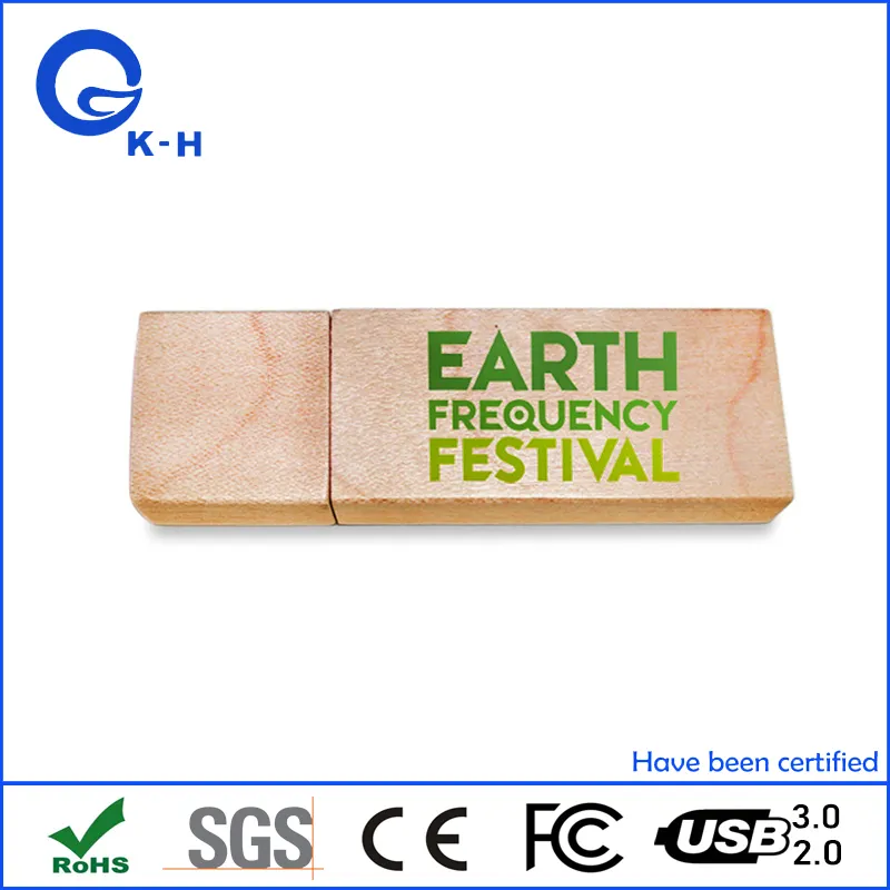 Wholesale Wooden Bamboo USB 2.0 Flash Disk 32GB 64GB 128GB