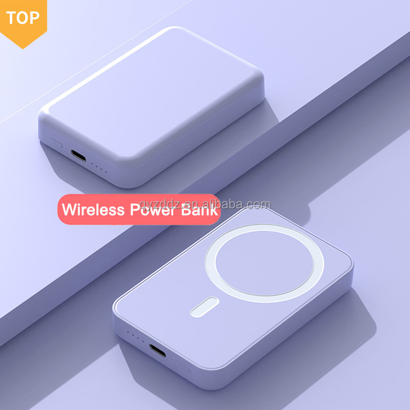 20W Fast Charging Portable External Battery Power Bank 10000mAh Wireless Charger Mini Magnetic Power bank