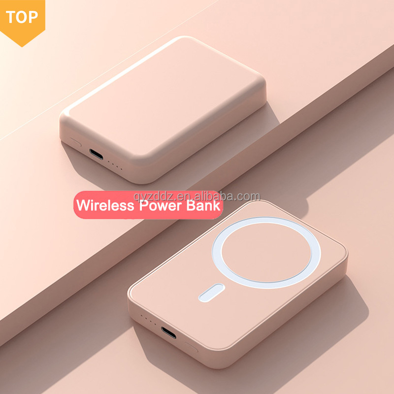 20W Fast Charging Portable External Battery Power Bank 10000mAh Wireless Charger Mini Magnetic Power bank