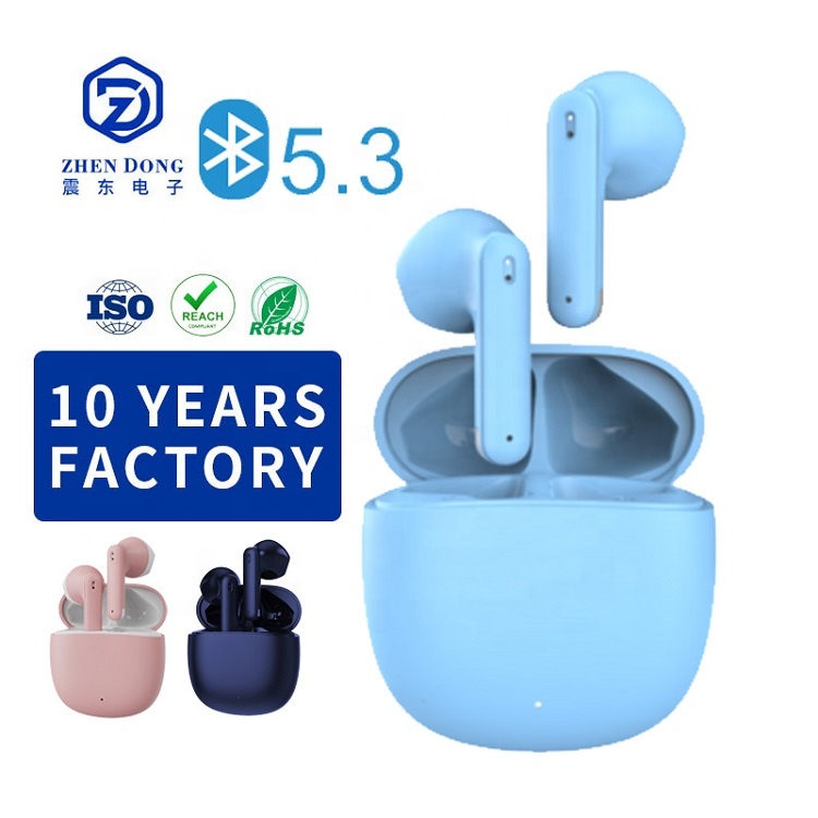 Auricular Audifonos Wireless Stereo Headset Tws Earbuds Bluetooth Earphones Ear buds ABS TYPE-C JL Sport Blue