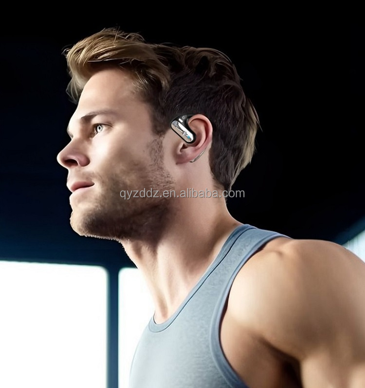 BT5.3 Bluetooth Earphone IPX5 Wireless Hanging Ear Ultra-long Life ENC ANC Sports Bluetooth Earphone