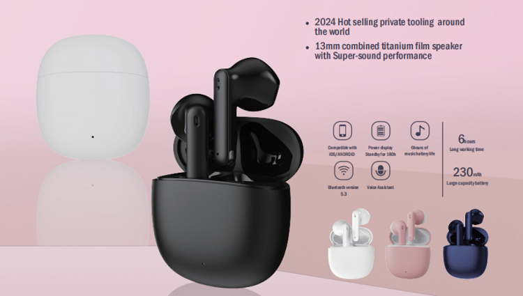 BT5.3 Wireless Earbuds Earphones For 11 Year Old Girl Christmas Gifts Christmas Giveaway Gifts Sets
